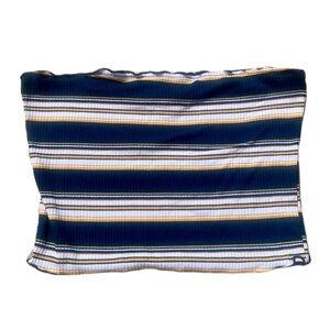 💛 Bluenotes Ribbed Striped Tube Top – Size Medium